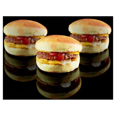 Mini Cheese Burger (48x38 gr) Ø 5.3-5.5cm