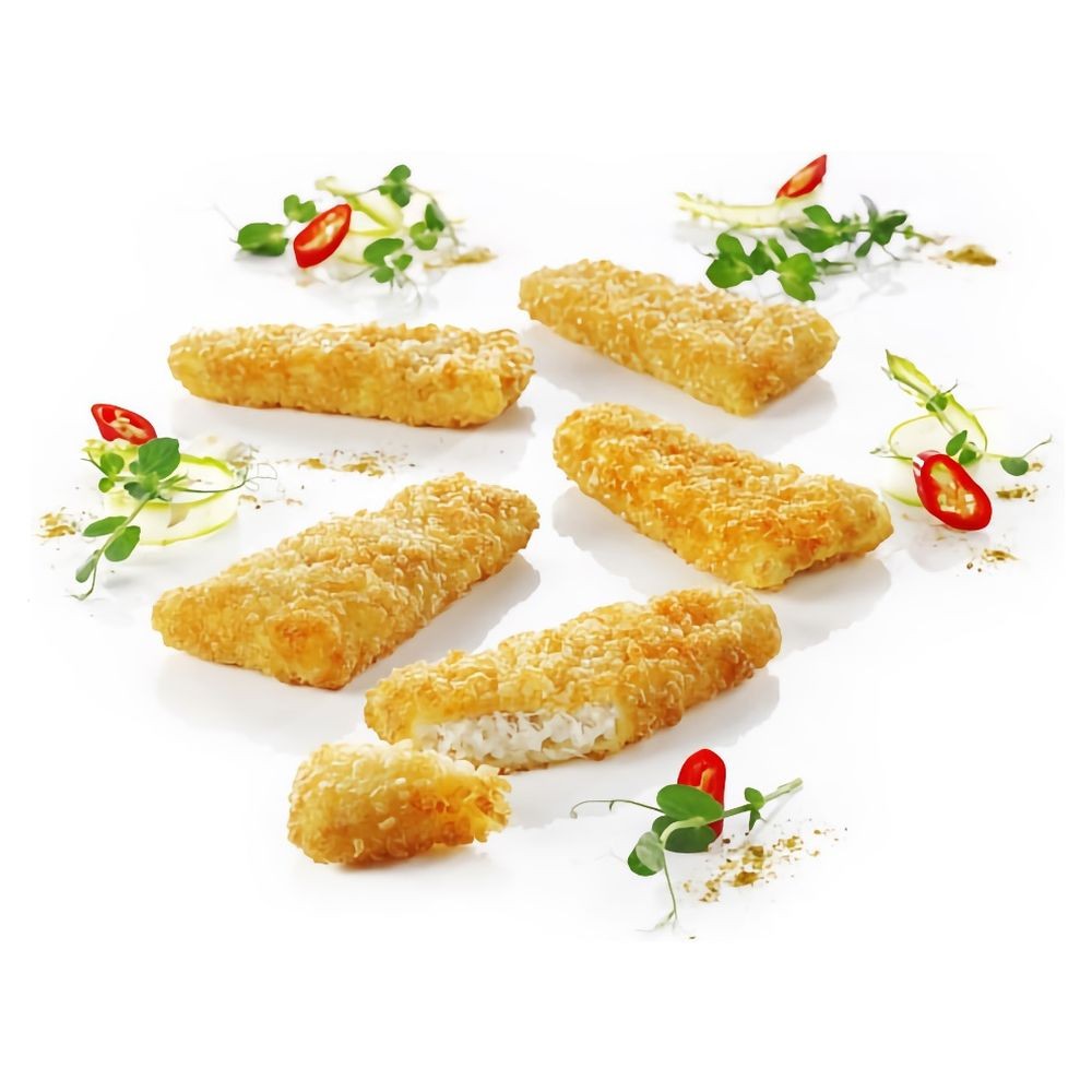 Cabillaud pané sans gluten pré frit, 80 gr, MSC