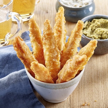Dip and Fish Kabeljau, Sticks (25-35 g) MSC