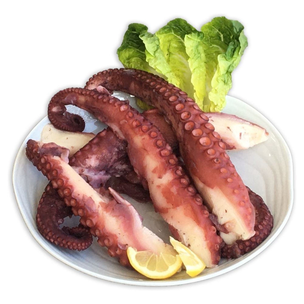 Tentacules de poulpes ENTIERES CUITES(70-100gr) PV