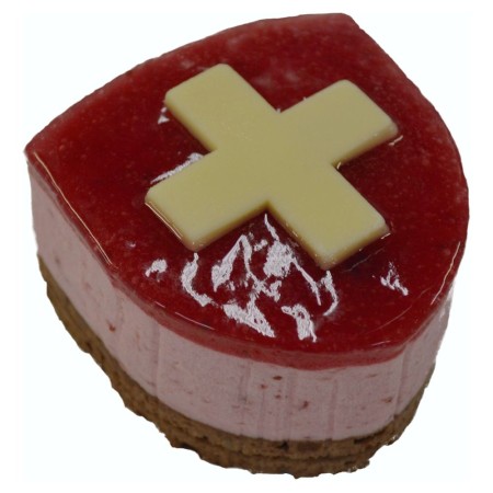Emblème du 1er août à la fraise (64x80 gr)