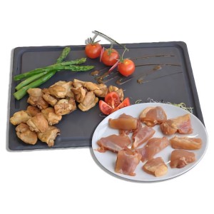 Hähnchen-Sauté ohne Haut und Knochen 10/20 g, halb