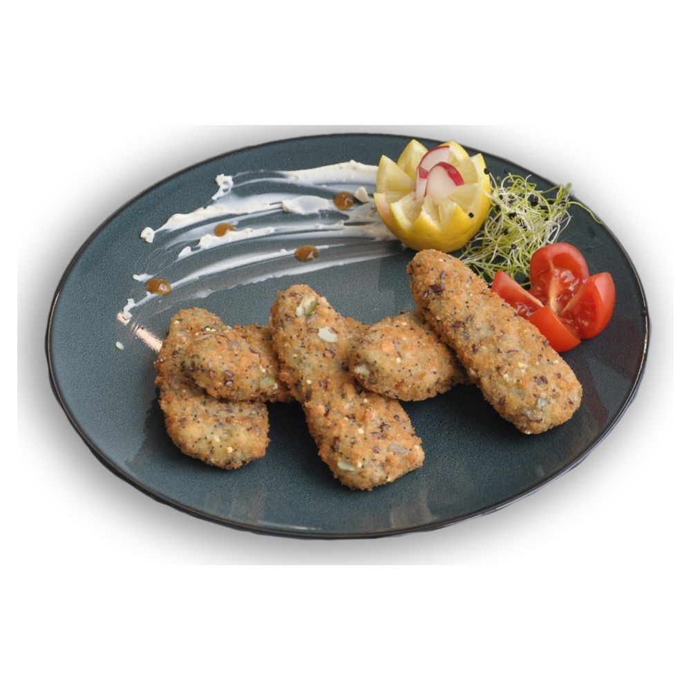 Vegan Geschnetzeltes, Weizen Spinat und Feta 40 g