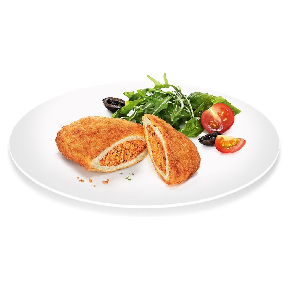Escalope végé au fromage et tomates (100 gr)
