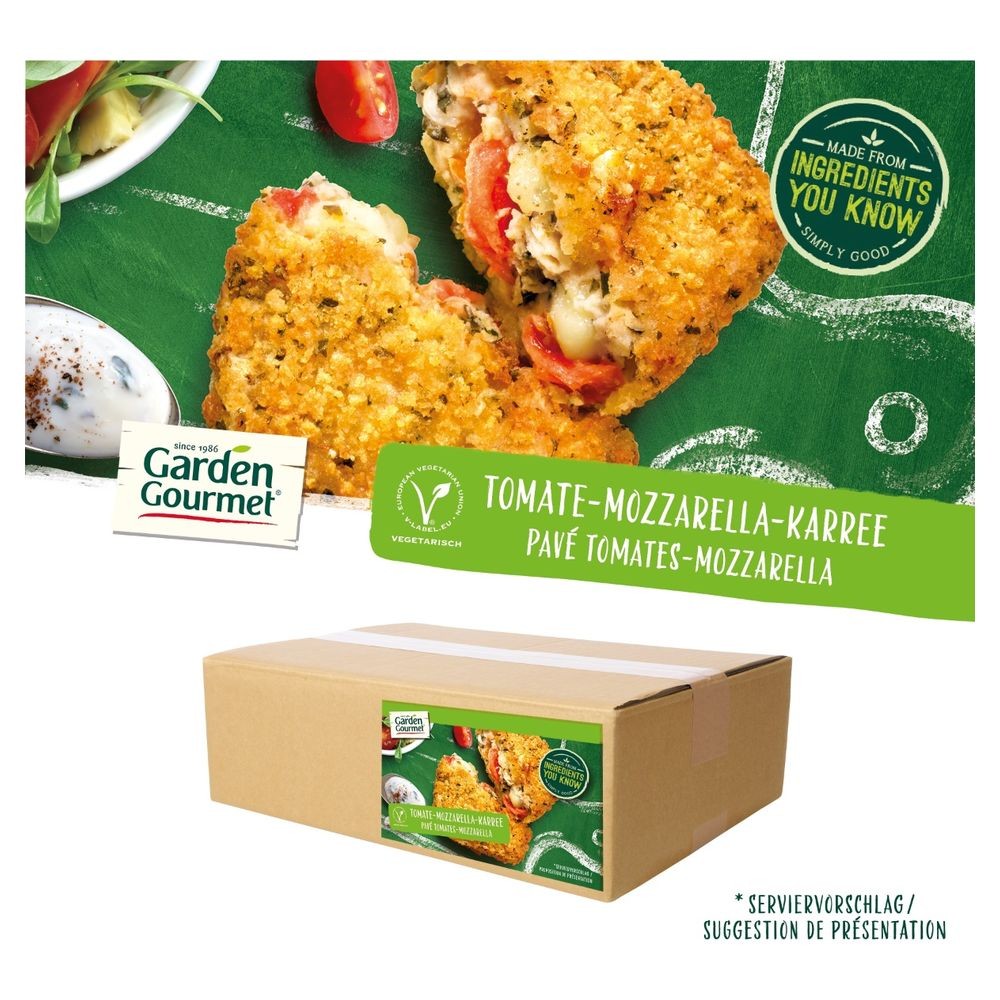 Garden Gourmet Pavé tomates mozza (80 gr) 657