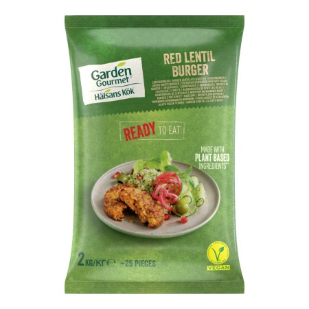 Garden Gourmet Burger Red lentilles carottes