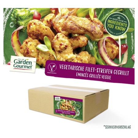 Garden Gourmet Vegane Streifen, gebraten 849 (Char