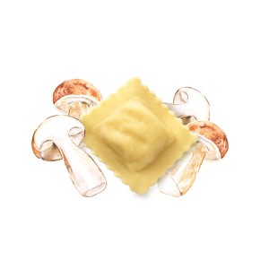Raviolo Steinpilzen