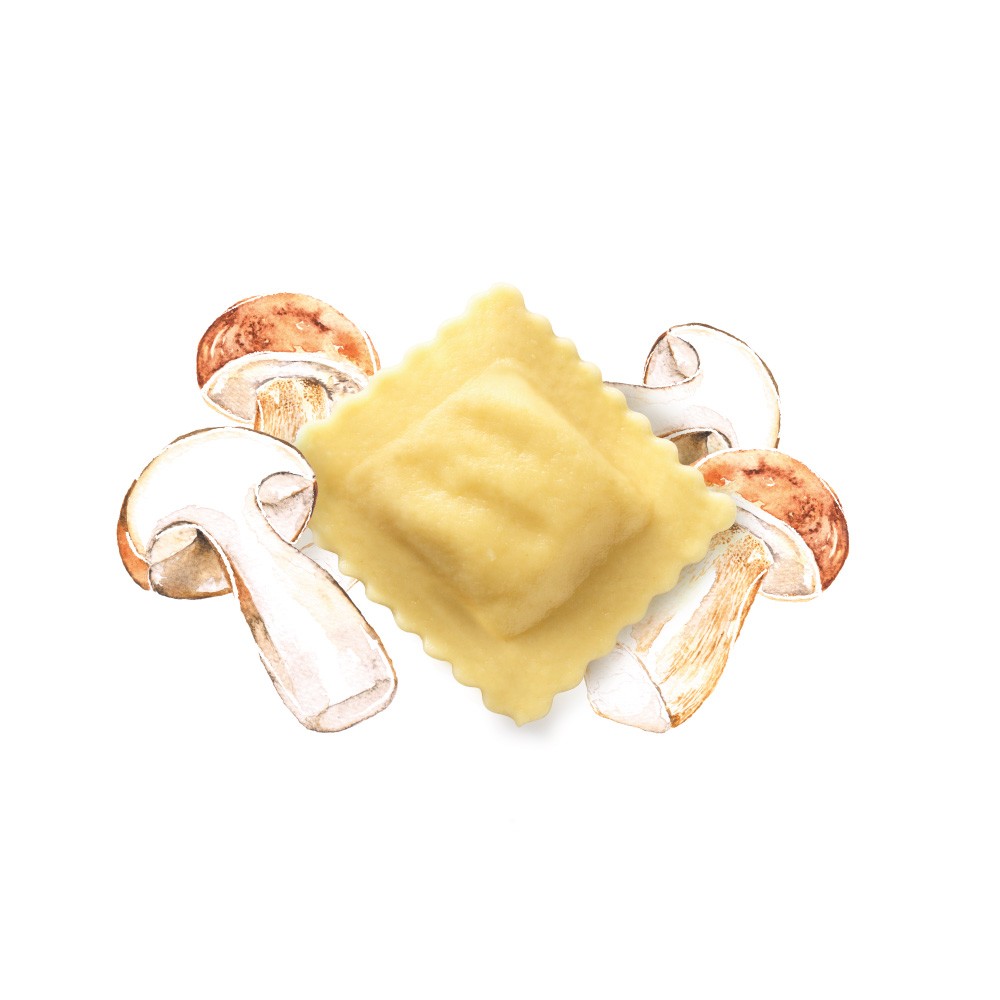Raviolo Steinpilzen