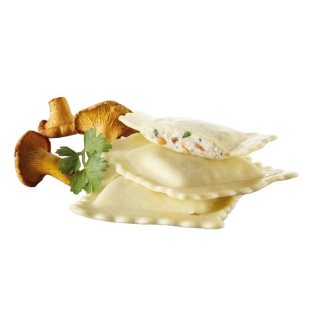 Raviolo aux chanterelles (automne)