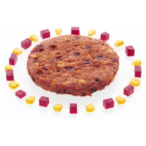 Burger mit Quinoa, Randen und Mais (100 g) Ø10 cm