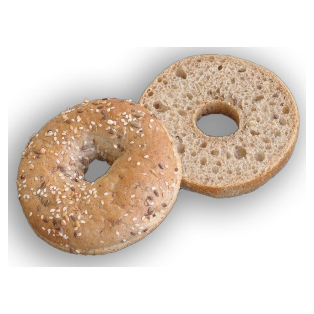 Bagels Rustikal mit Körnern (75 g), 11 cm