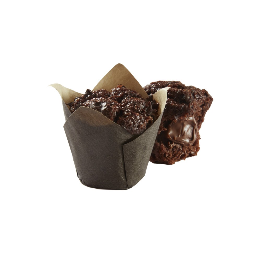 Mini-Muffins mit Schokoladen-/Haselnussfüllung (26