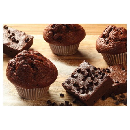 Muffins choco & morceaux choco 80 gr EMBALLE 3055