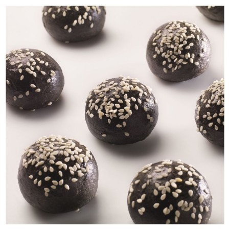 Mini-Brioches schwarz (10 g) Ø 4,5 cm 