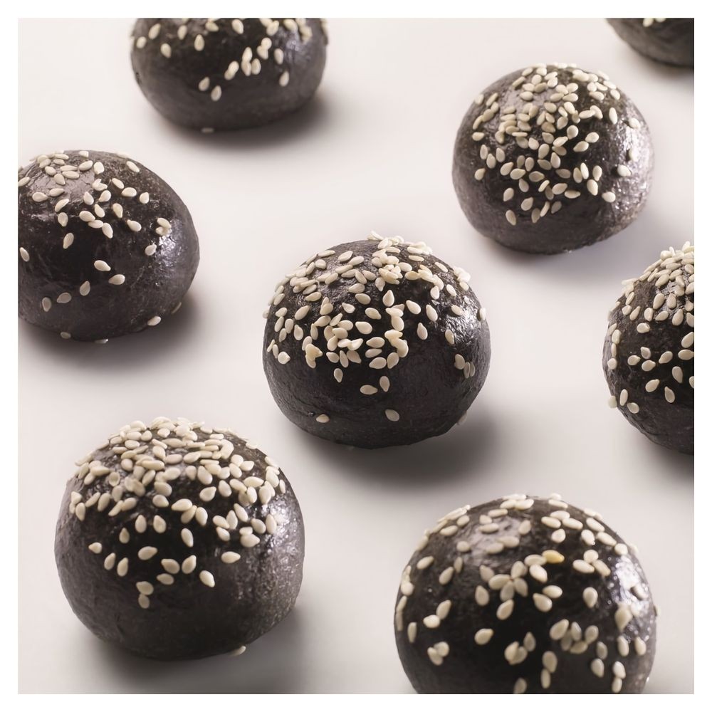 Mini-Brioches schwarz (10 g) Ø 4,5 cm 