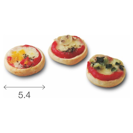 Mini-pizzettes assorties HUG (72x20 gr)