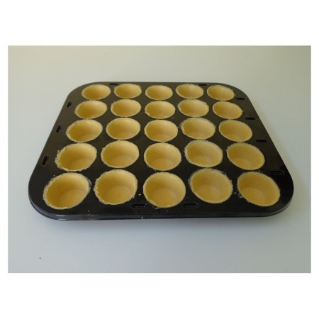 Mini fonds de tartelettes crus 5x25x8gr 42240