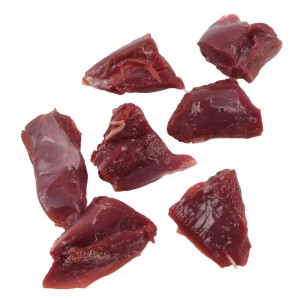 Hasenragout ohne Knochen, Haxe 30-40 g