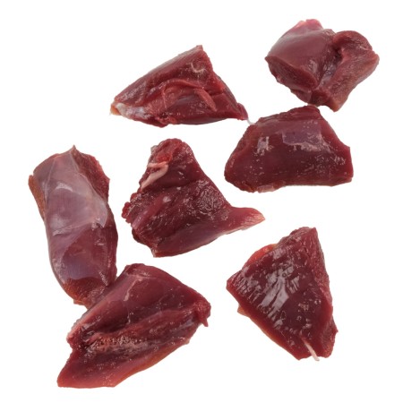 Hasenragout ohne Knochen, Haxe 30-40 g