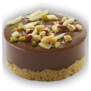 Cremiges Gianduja-Sandgebäck, 90 g, Ø 7 cm