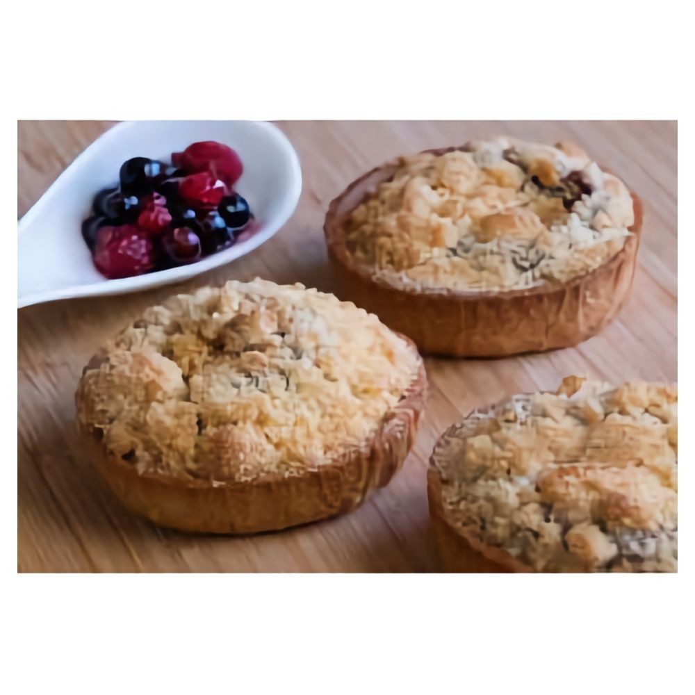 Crumble mit roten Früchten und Teig 6 cm (50 g)
