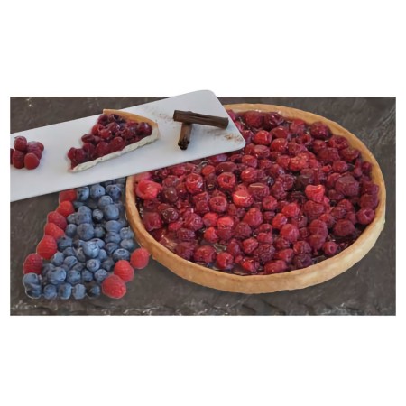 Tarte ronde à la Framboise, Ø 26 cm (900 gr)