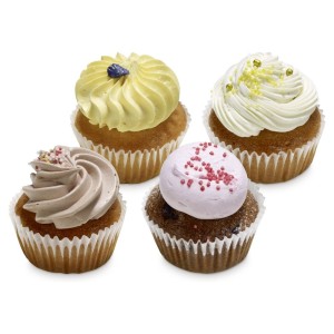 Cupcake assortis DELICIEL (45 gr) diam 5,5 cm PS