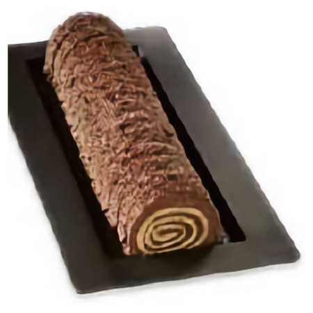 Bûche parfum Chocolat 750 gr (déjà coupé)