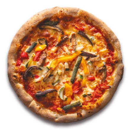 Pizza mit gegrilltem Gemüse (ca. 420 g)