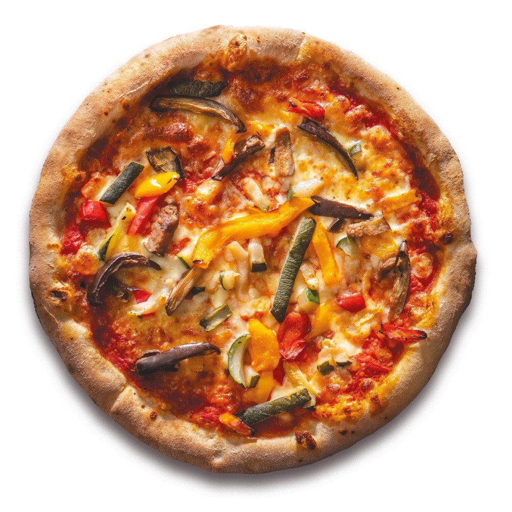 Pizza mit gegrilltem Gemüse (ca. 420 g)