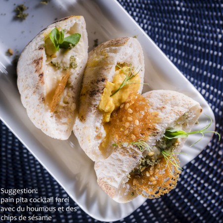 MINI PAIN PITA cocktail Ø 6 cm (env. 18gr/pce)