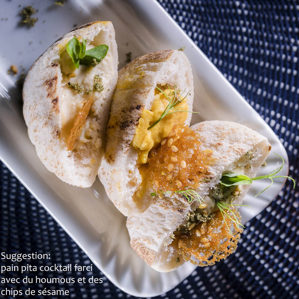 MINI PAIN PITA cocktail Ø 6 cm (env. 18gr/pce)