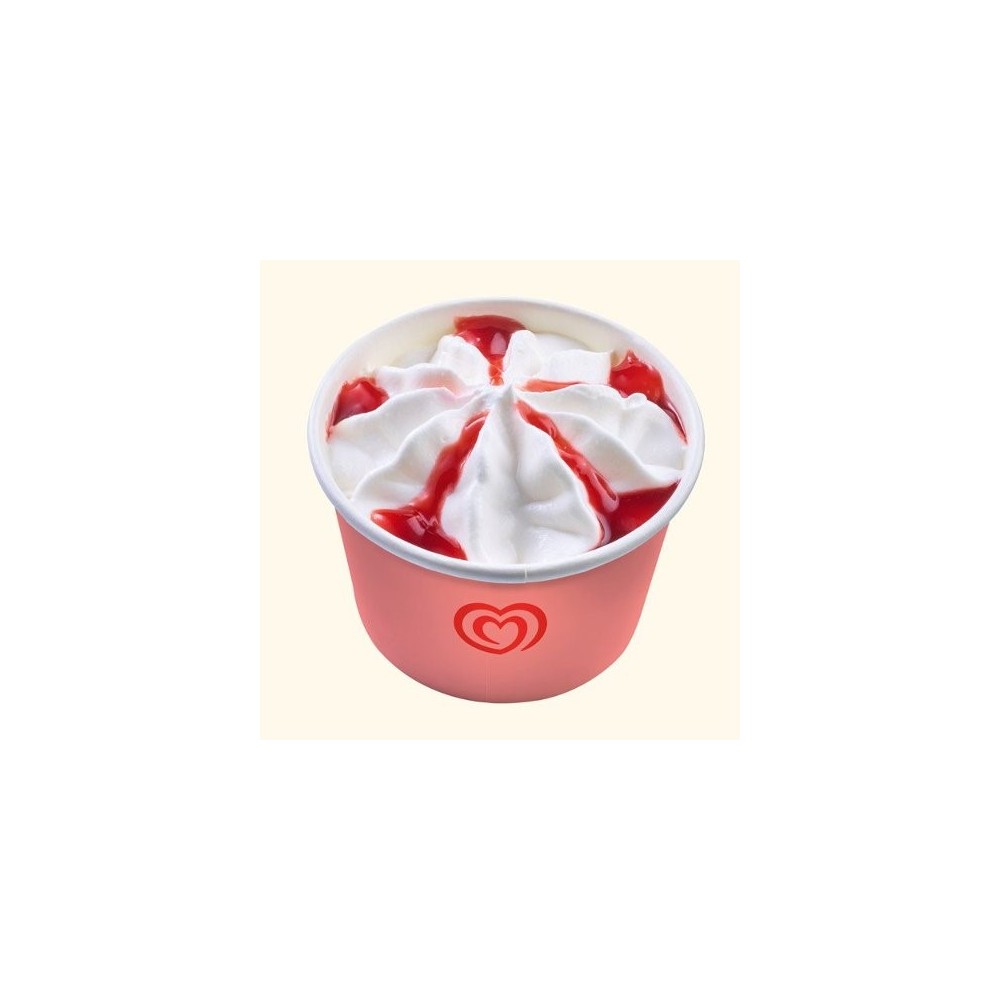 LUSSO Vanille-Himbeere im Becher (20 x 120 ml) PS
