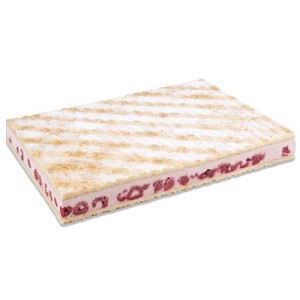 Halbrechteck Himbeer-Macaron, 2x2665 g 