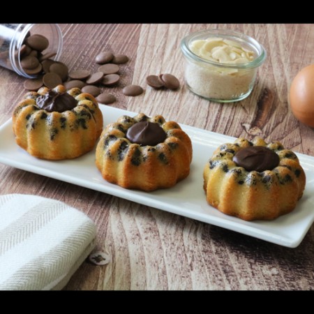 Bundt cake aux pépites de chocolat 20x50 gr