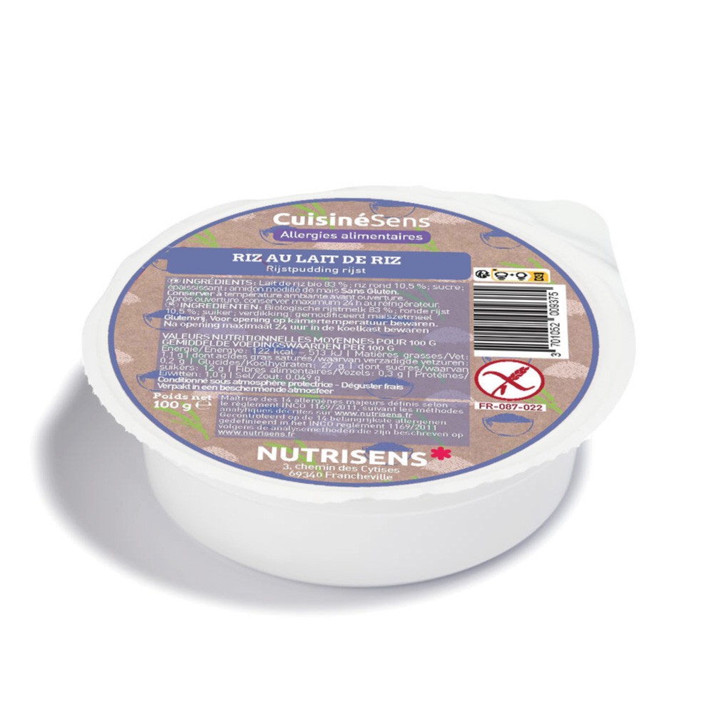 NUTRI Riz au lait de riz (100 gr)