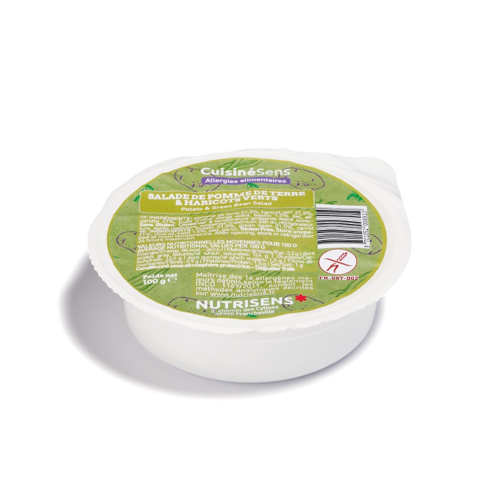 NUTRI Salade PDT et Haricots verts (90 gr)