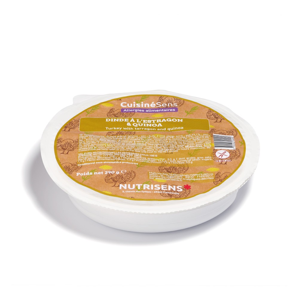NUTRI Truthahn mit Estragon und Quinoa (290 g)