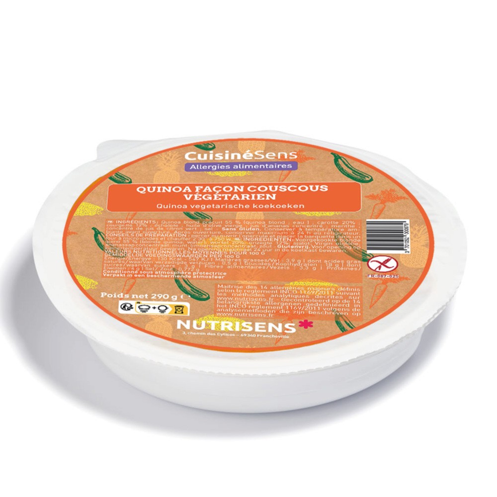 NUTRI Quinoa façon couscous végétarien (290 gr)