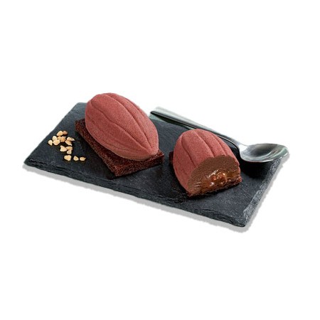 Cabosse "Chocolat Coeur Caramel et noisette" 75 gr