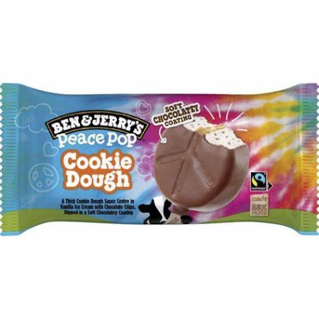 B&J Cookie Dough Peace Pop Stick, 20x80 ml PS