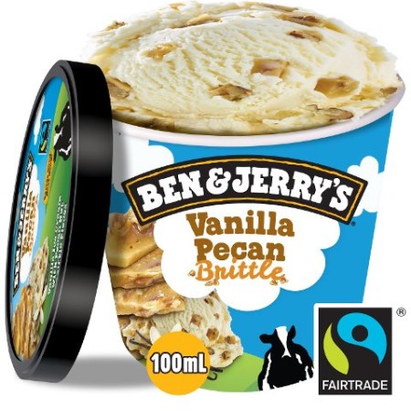 BEN&JERRY'S Vanille Pecan (12x100ml) PS