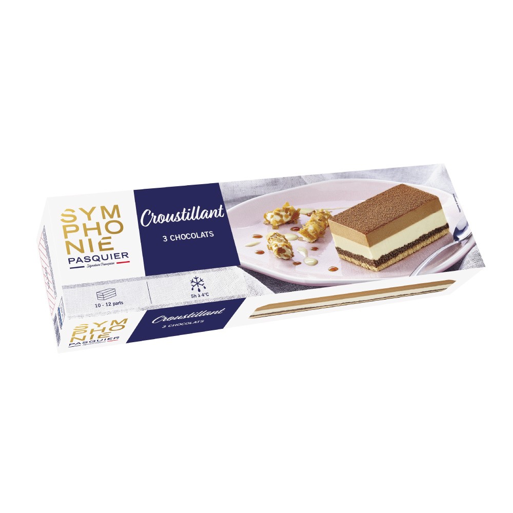 Bande croustillante 3 chocolats (800 gr)