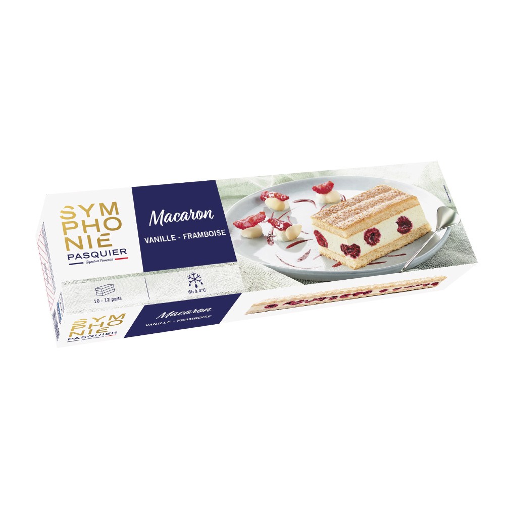 Bande Macaron Vanille et Framboises (755 gr)