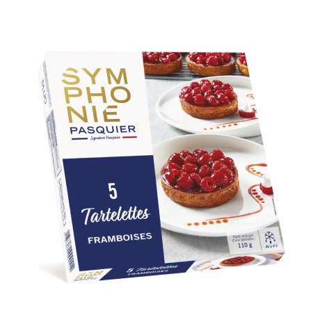Tartelettes aux Framboises Ø 8,5 cm (110 gr)