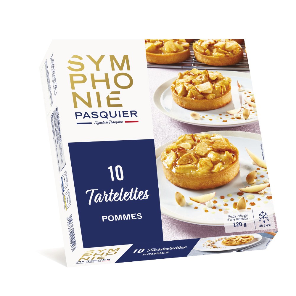 Tartelettes aux pommes, pur beurre (120 gr)