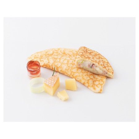 Caterline Crêpes mit Käse, Lauch und Speck PS