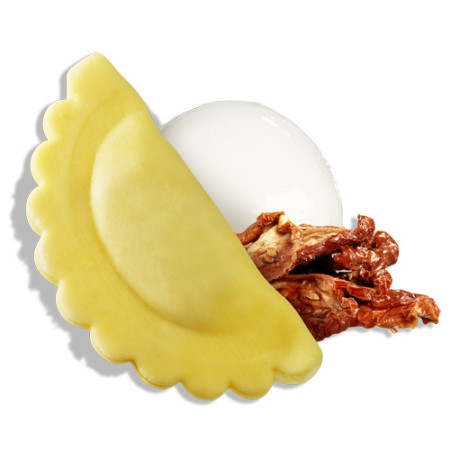 Cappelletti Tomaten und Mozzarella 