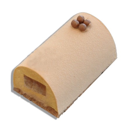 Bûchette Caramel, praliné & noisettes 84 gr (Noël)